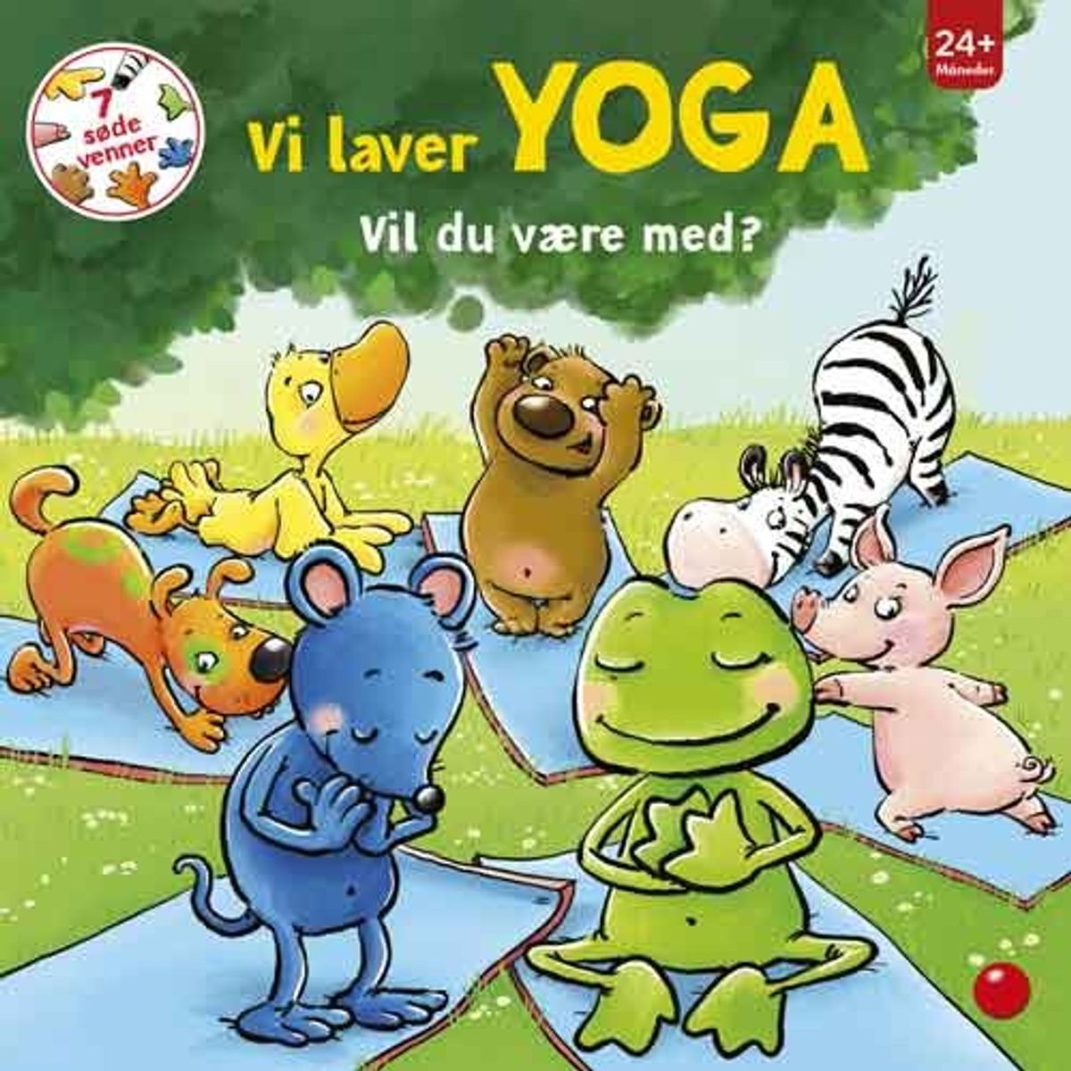 7 Søde Venner: Vi Laver Yoga - Bog