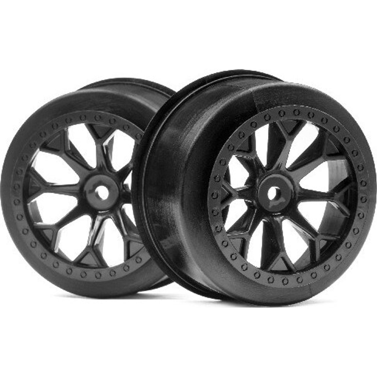 8-shot Sc Wheel (black/2pcs) - Hp116521 - Hpi Racing