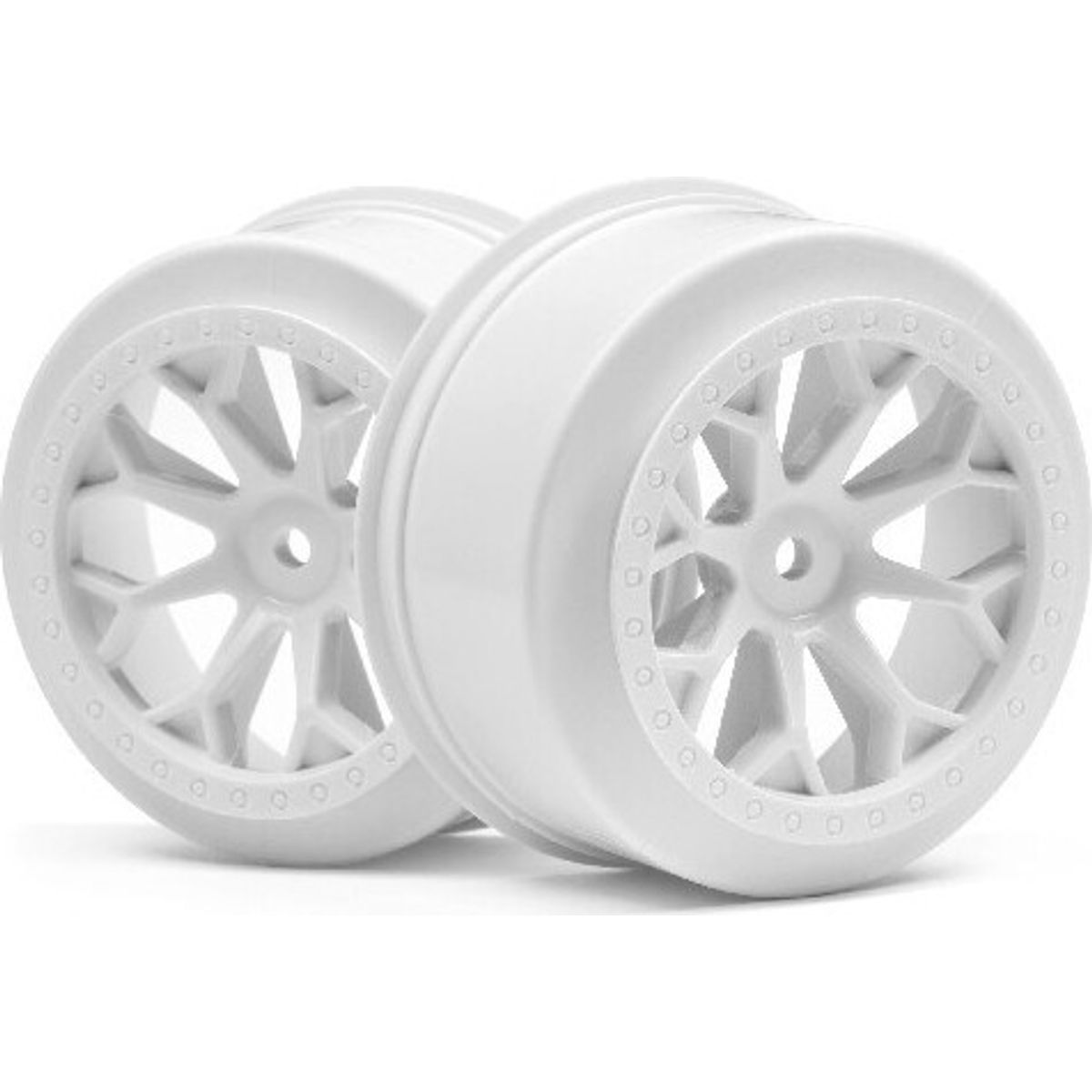 8-shot Sc Wheel (white/2pcs) - Hp116741 - Hpi Racing