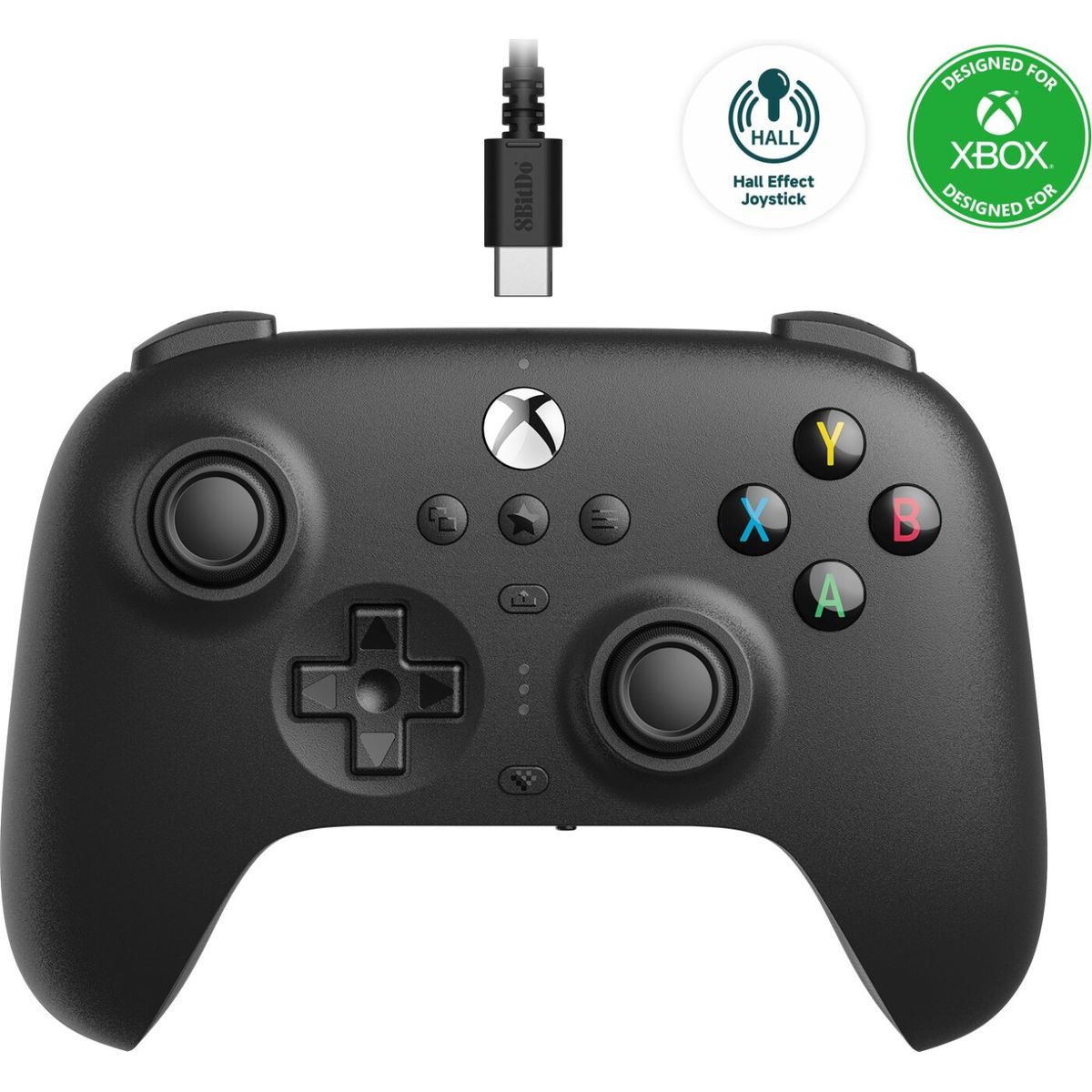 8bitdo Ultimate Wired Controller For Xbox Hall Ed/black