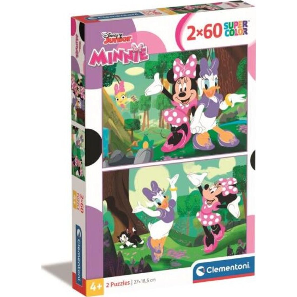 Disney Puslespil - Minnie Mouse - 2x60 Brikker - Clementoni