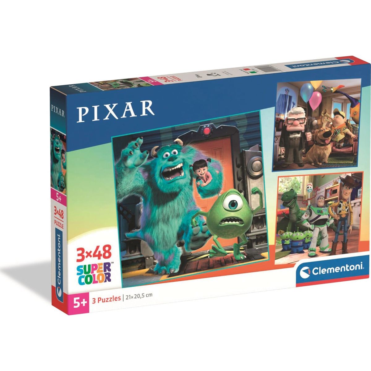 3x48 Puslespil Square - Disney Pixar Brikker