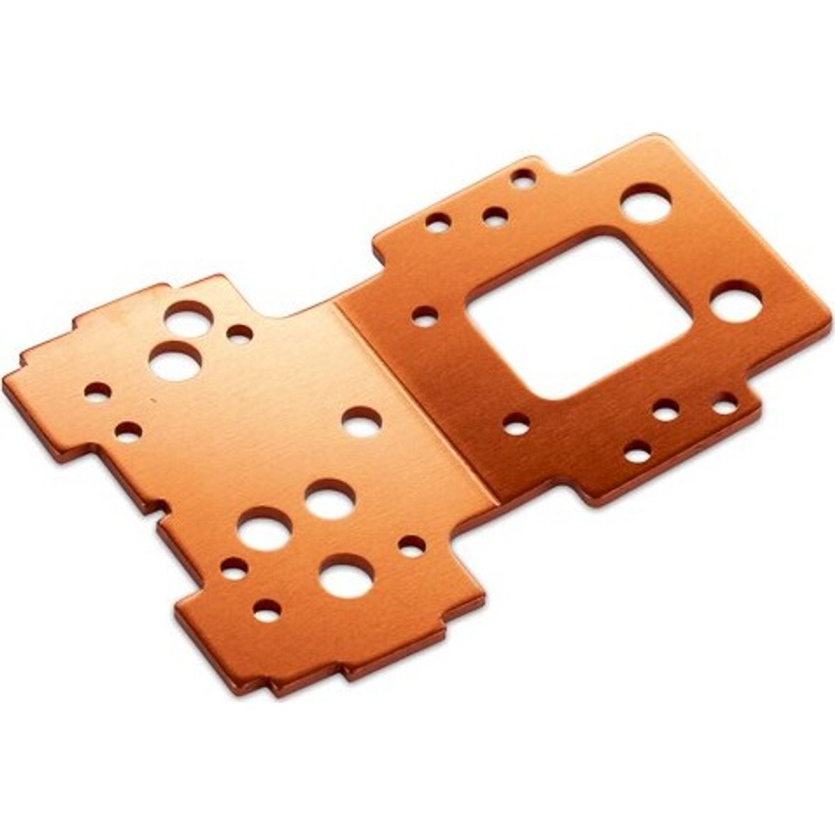 Bulkhead Lower Plate 2.5mm (flux/orange) - Hp160143 - Hpi Racing