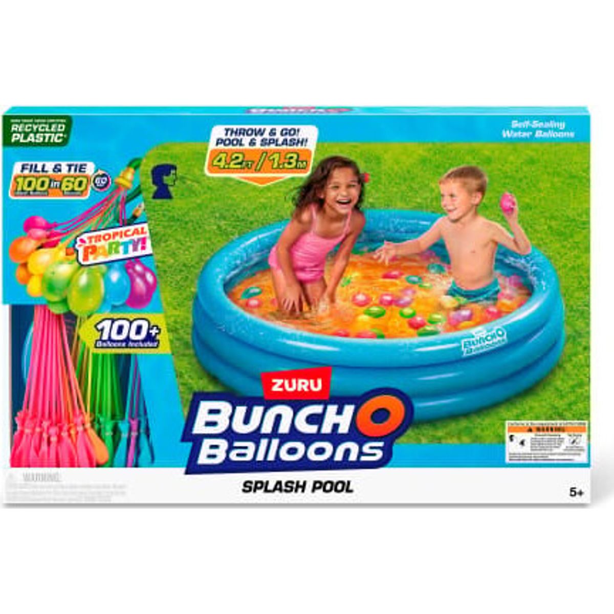 Bunch O Balloons - Badebassin Inkl. 100 Vandballoner - Zuru