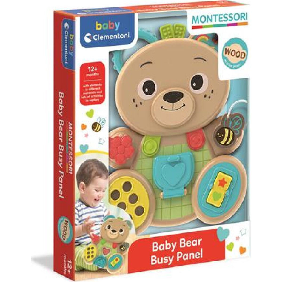 Baby Clementoni - Busy Bear - Montessori - Interaktiv Legetøj