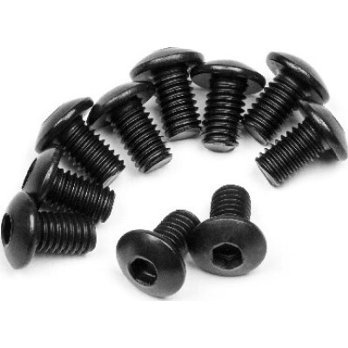 Button Head Screw M3x5mm (10pcs) - Mv29097 - Maverick Rc