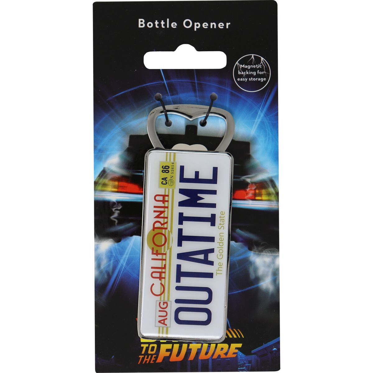 Back To The Future Outatime Bottle Opener