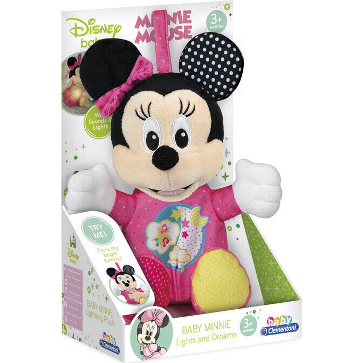 Minnie Mouse Bamse - Disney Baby - Clementoni