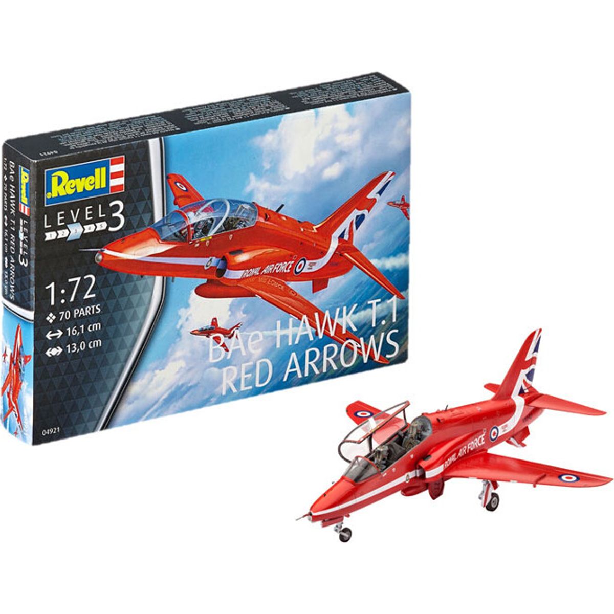 Revell - Bae Hawk T.1 Red Arrows Modelfly - 1:72 - Level 3 - 04921