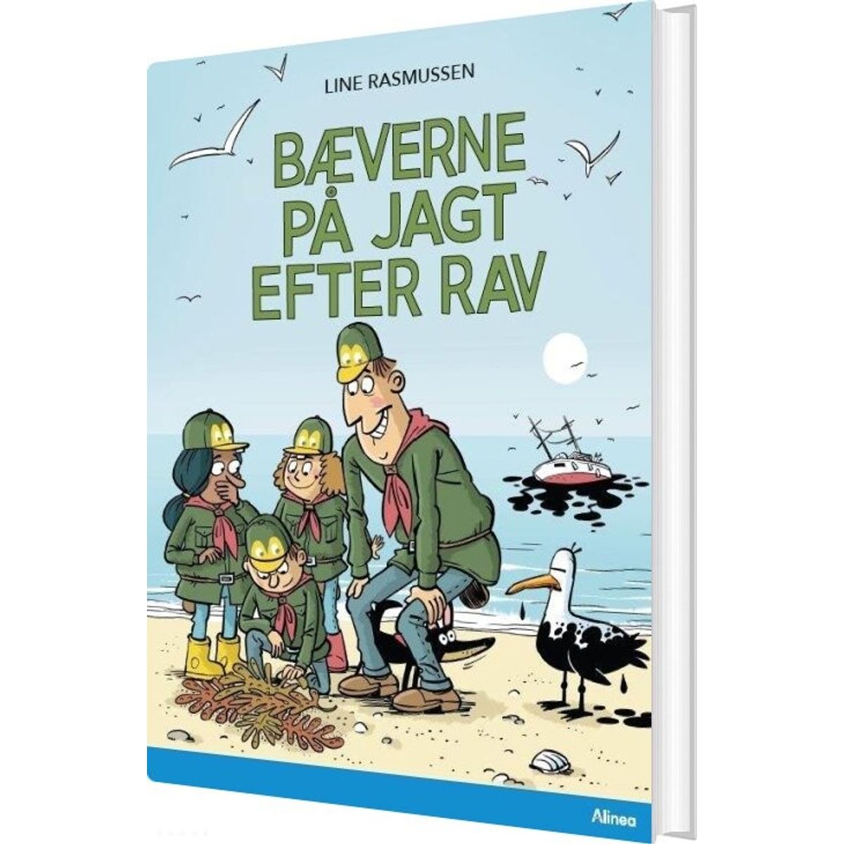 Bæverne På Jagt Efter Rav, Blå Læseklub - Line Rasmussen - Bog