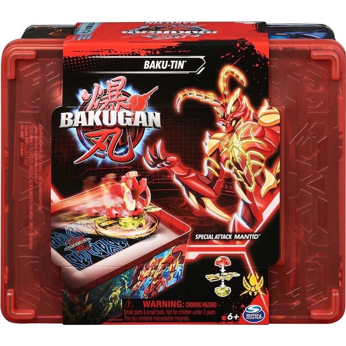 Bakugan Legetøj - Baku-tin - Special Attack Mantid 3.0 Tin Box