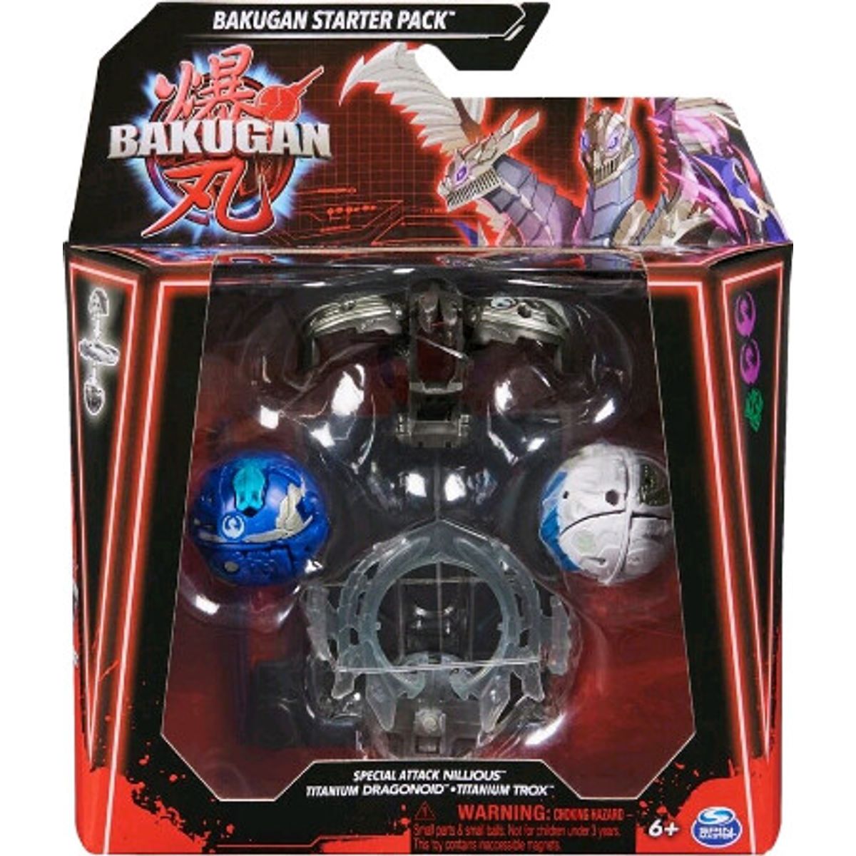 Bakugan - Starter Pack - Special Attack Nillious Sæt - 3-pak