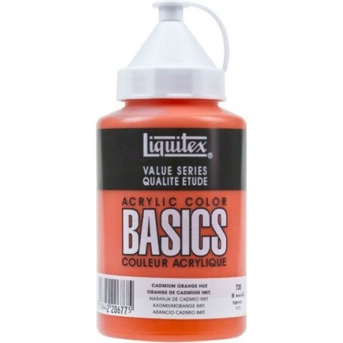 Liquitex - Basics Akrylmaling - Cadmium Orange Hue 400 Ml