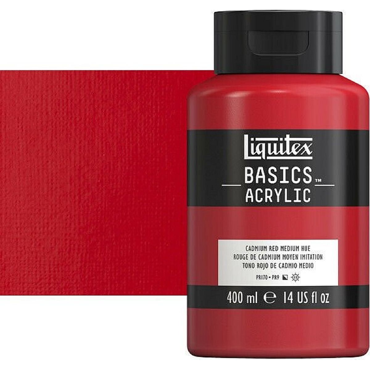 Liquitex - Basics Akrylmaling - Cadmium Red Hue 400 Ml