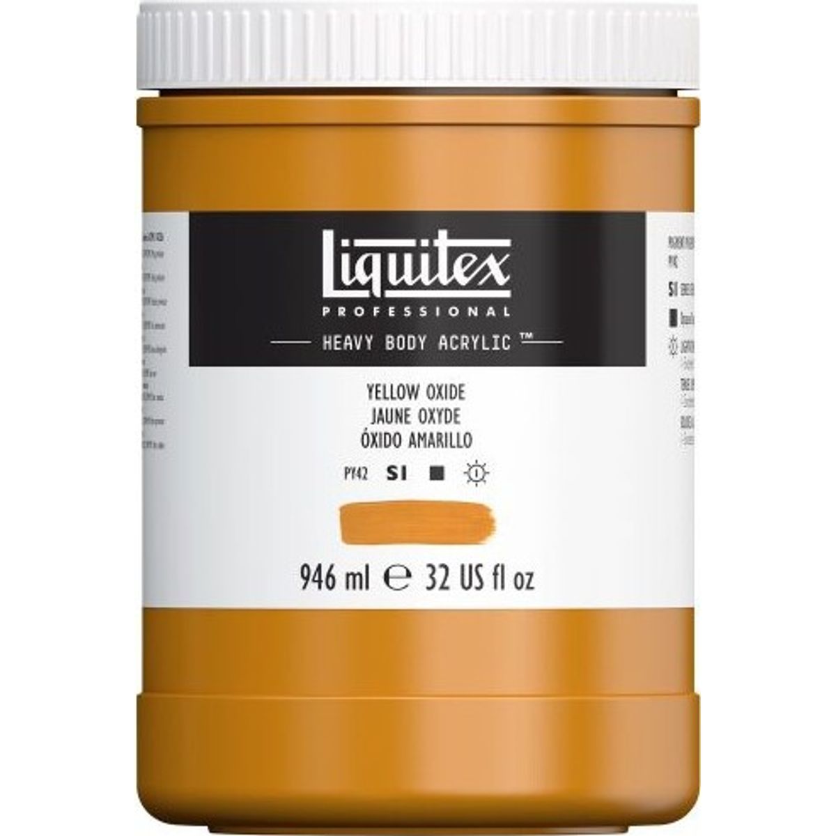 Liquitex - Basics Akrylmaling - Yellow Oxide 946 Ml