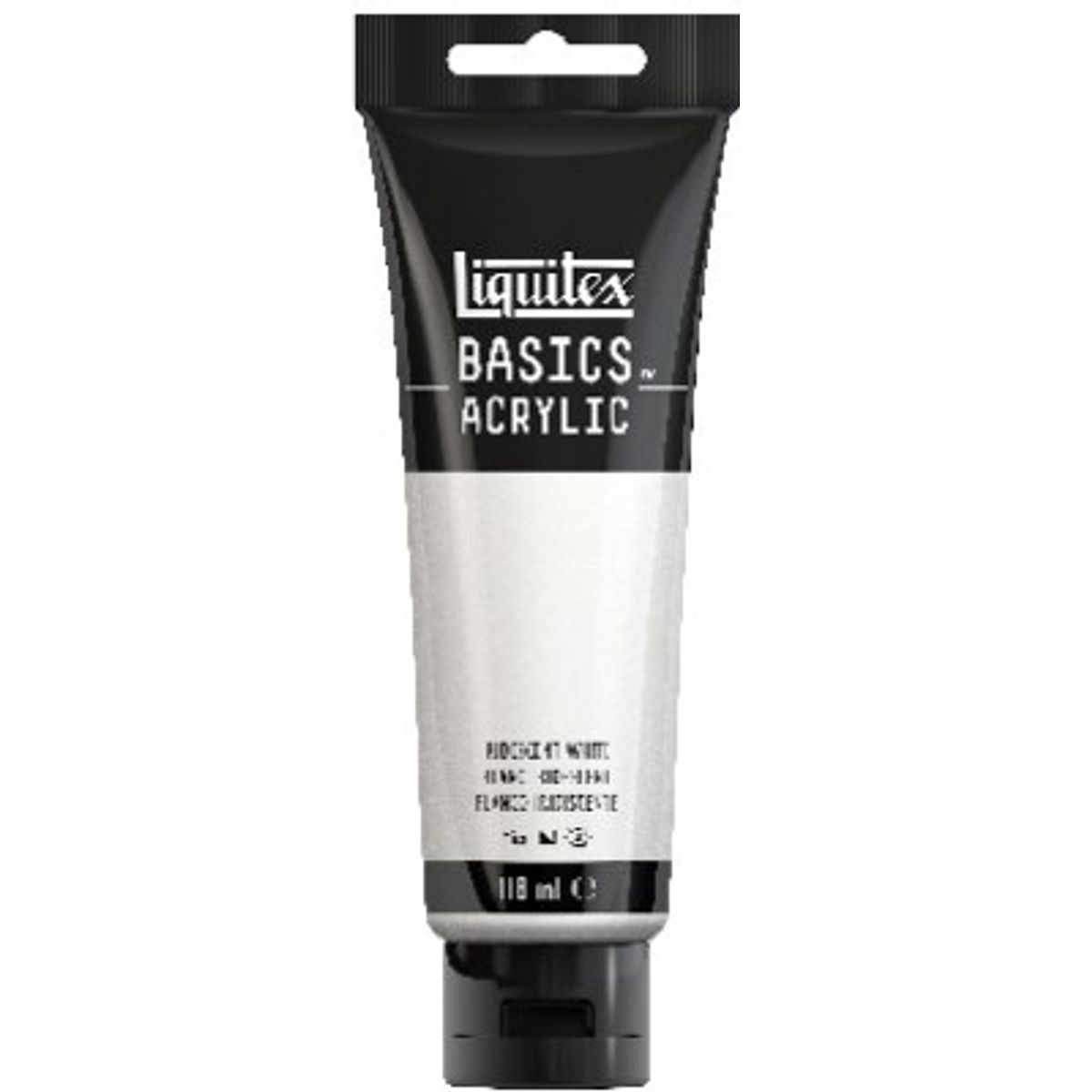 Liquitex - Basics Acrylic - Akrylmaling - Iridescent Hvid 118 Ml