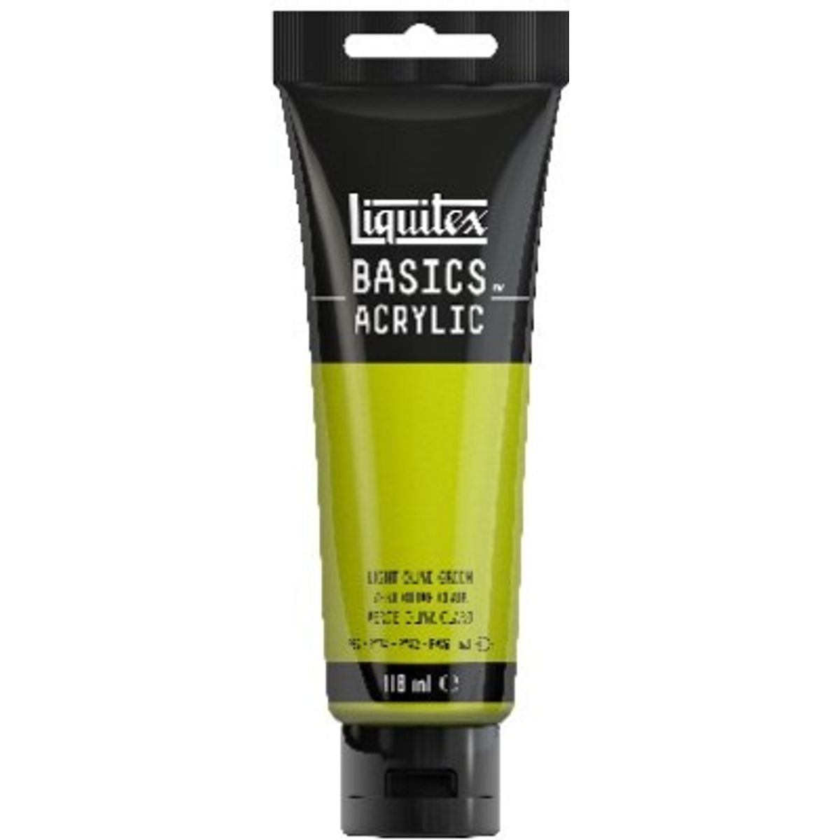 Liquitex - Basics Acrylic - Akrylmaling - Light Olive Green 118 Ml