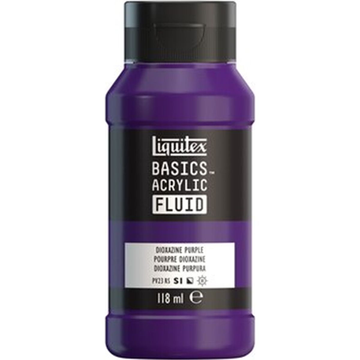 Liquitex - Basics Fluid Akrylmaling - Dioxazine Purple 118 Ml