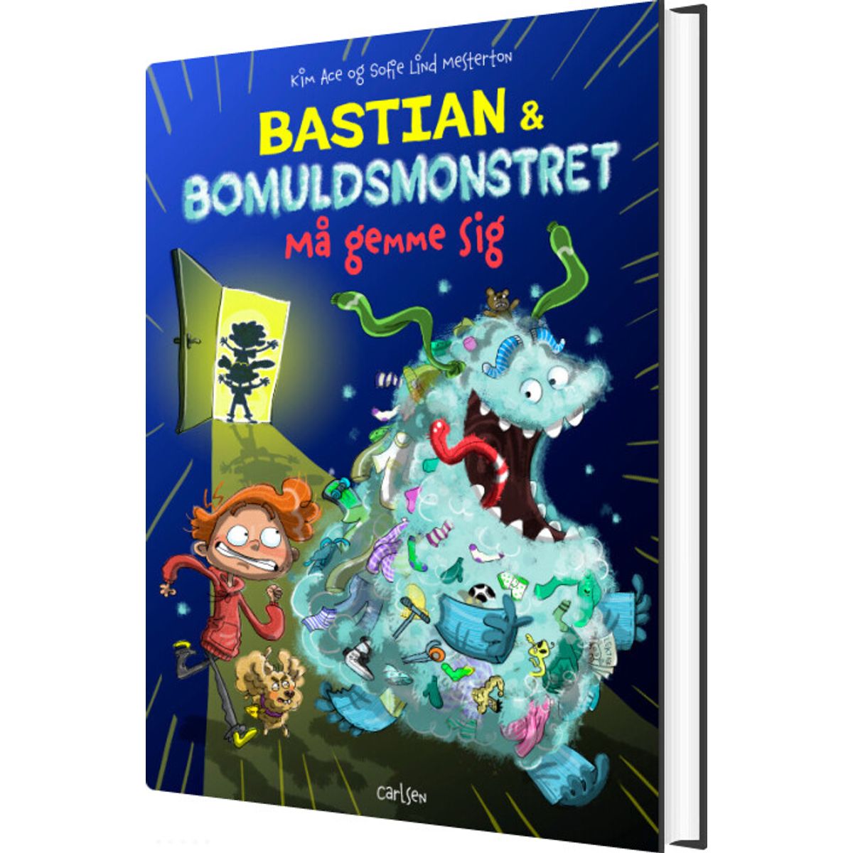 Bastian Og Bomuldsmonstret - Må Gemme Sig! - Kim Ace - Bog