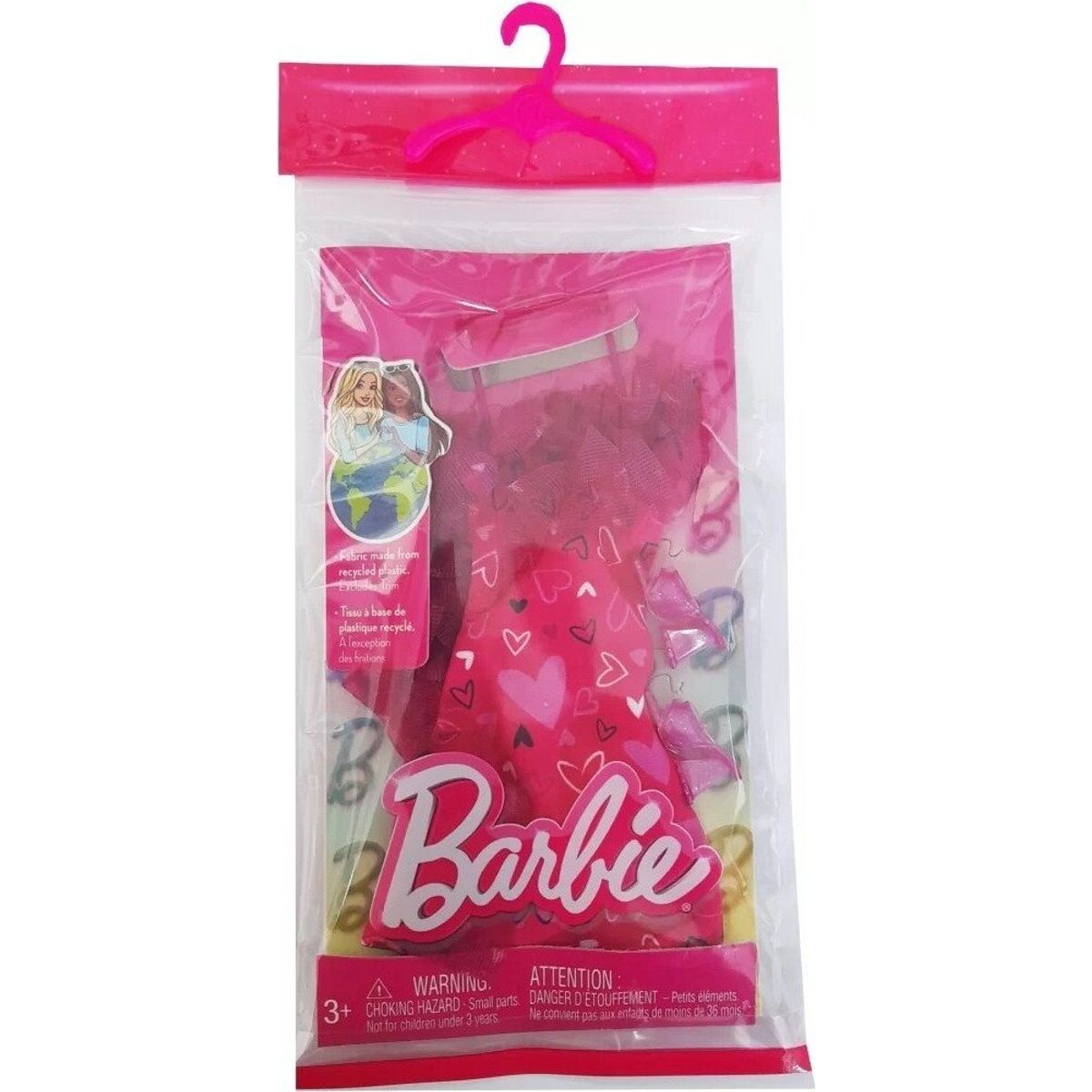 Barbie - Fashion And Accessories Complete Look Red Hearts (hrh36)