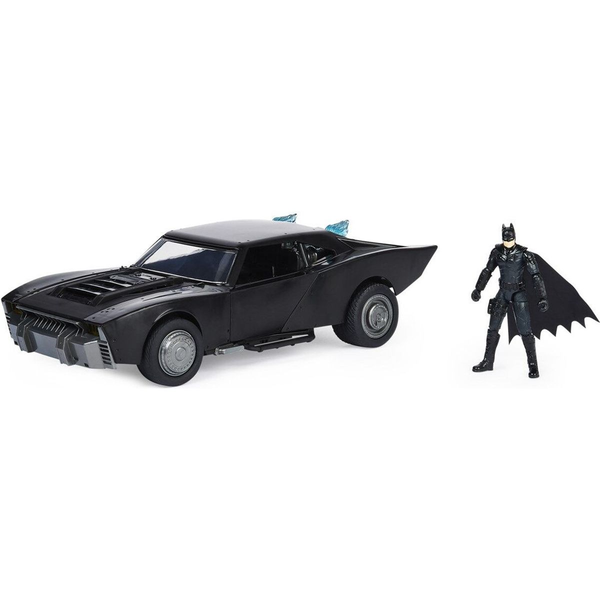 The Batman - Batmobil Legetøj Inkl. Batman Figur - 10 Cm