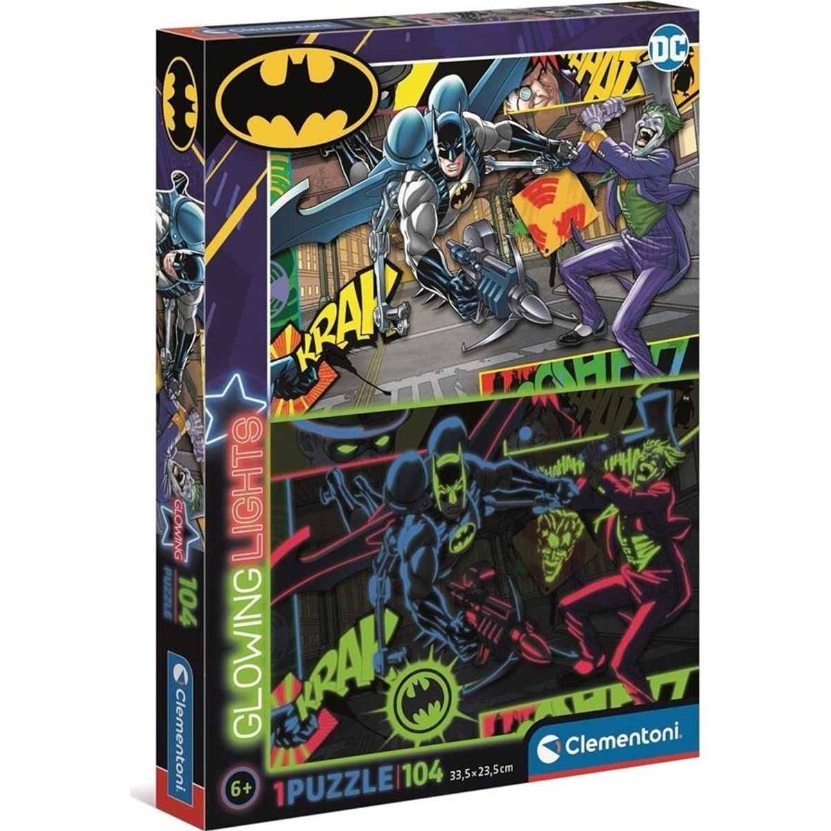 Batman Puslespil - Glowing Lights - Clementoni - 60 Brikker