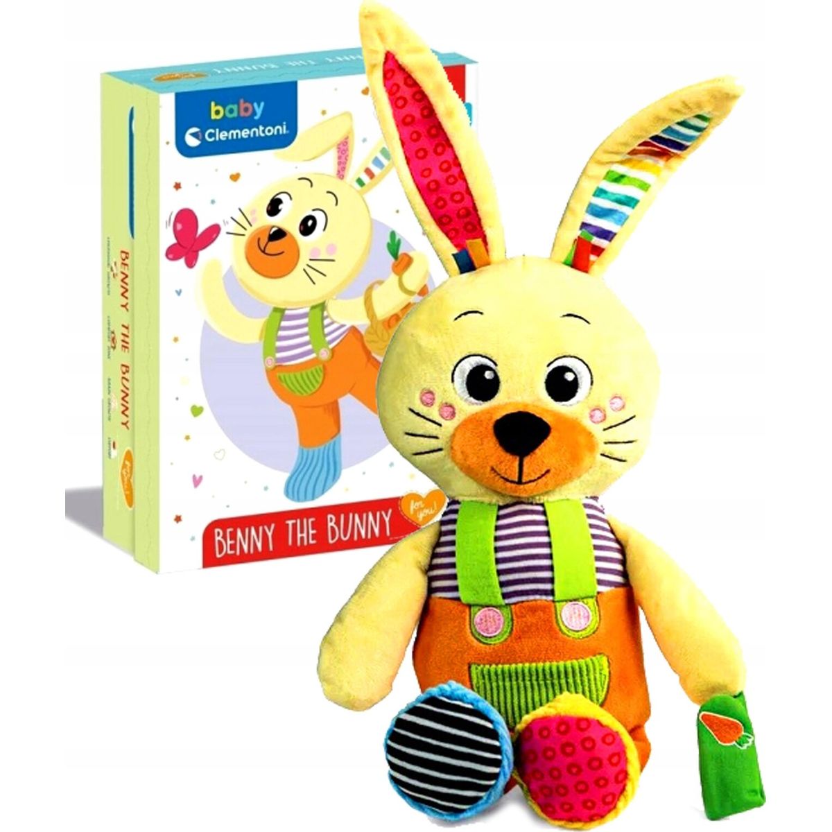 Baby Clementoni - Kanin Bamse - Benny The Bunny - Plys Kanin