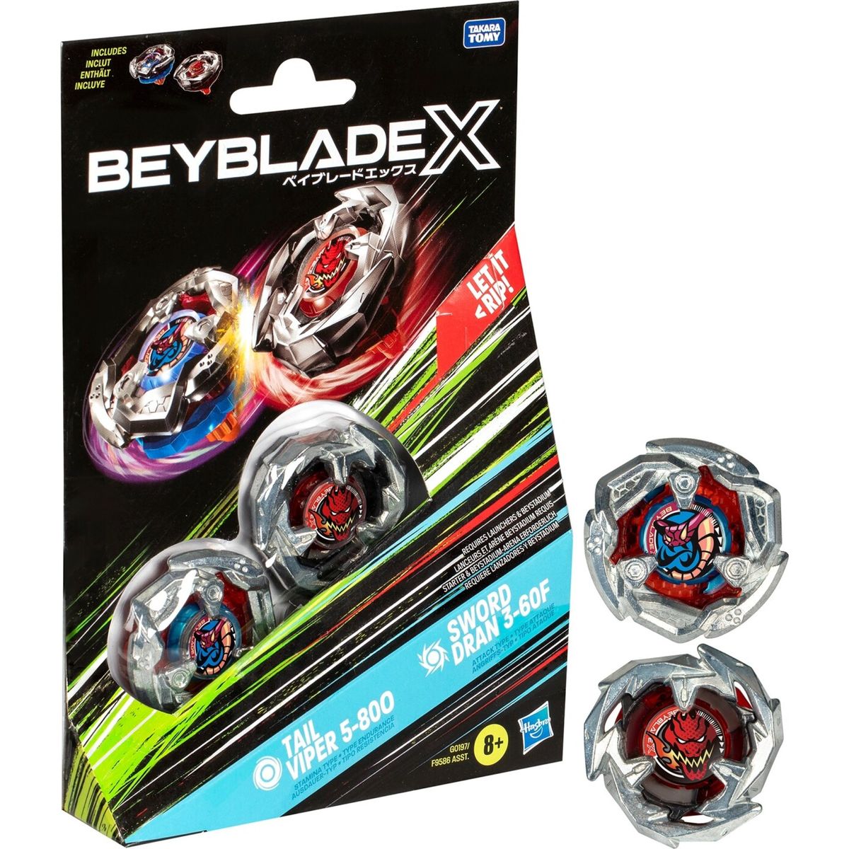 Beyblade - Bbx Bey Bbx Tail Viper Sword Dran (g0197es0)