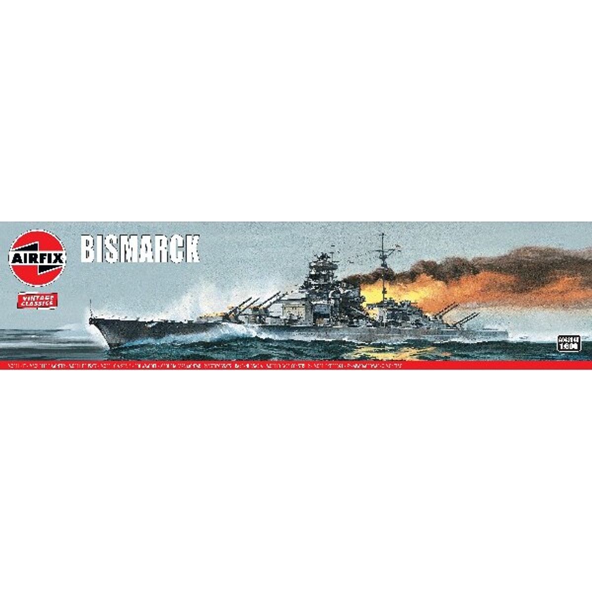 Airfix - Bismarck Skib Byggesæt - 1:600 - A04204v