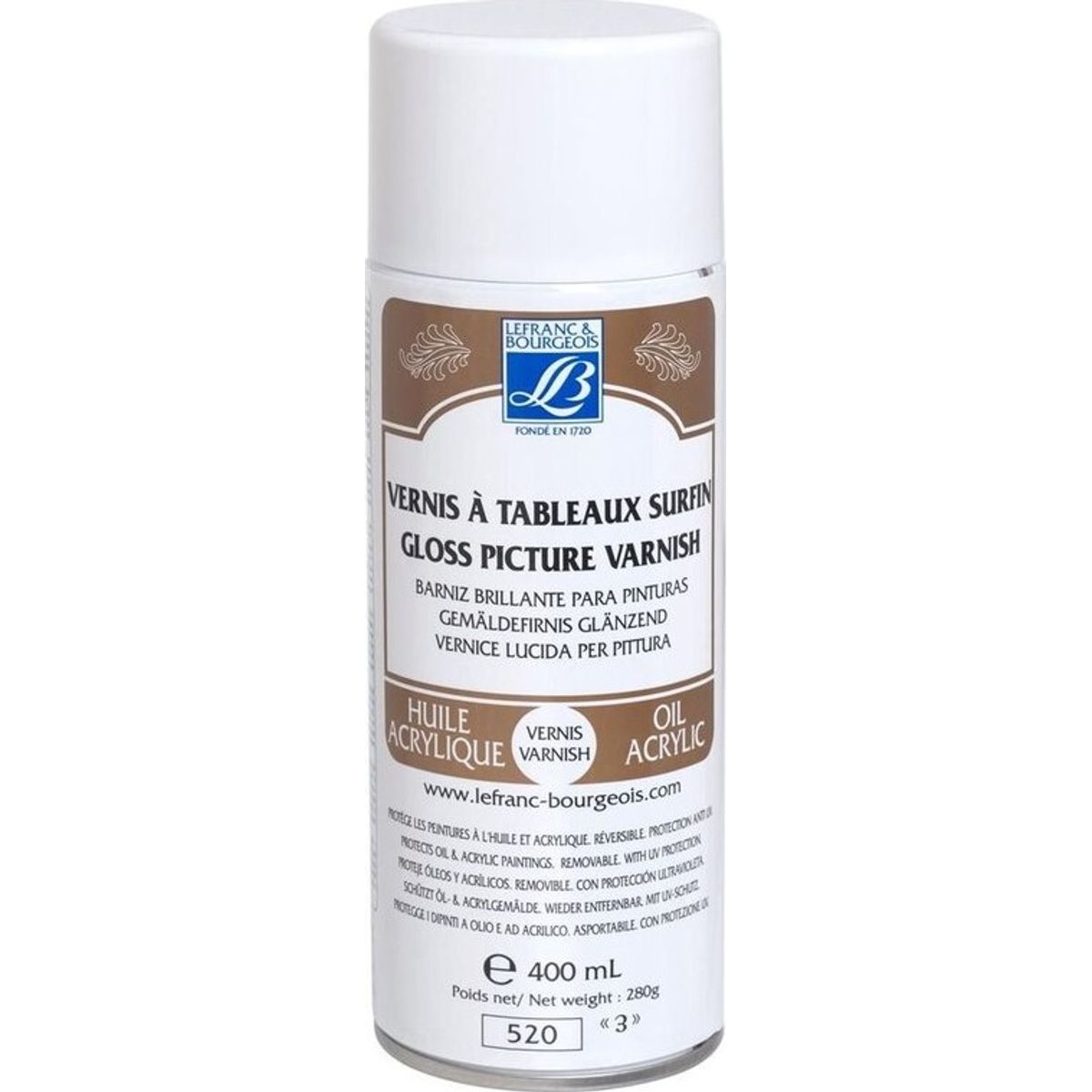 Klar Lak Spray - 400 Ml - Lefranc Bourgeois