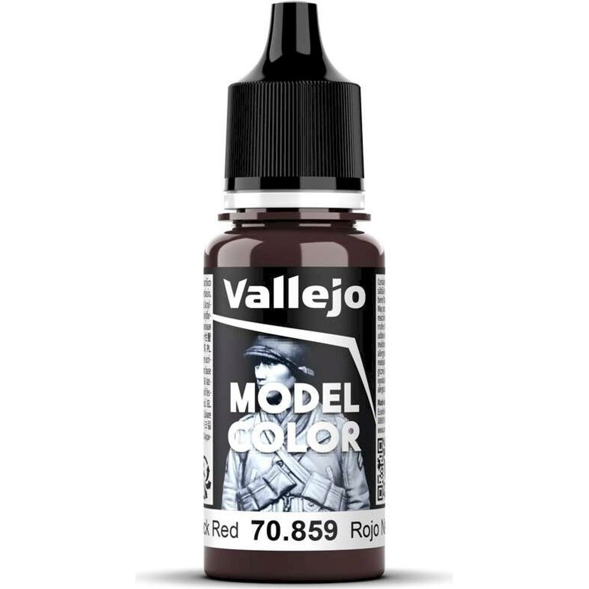 Vallejo - Model Color - Black Red Mat - 17-18 Ml - 70859