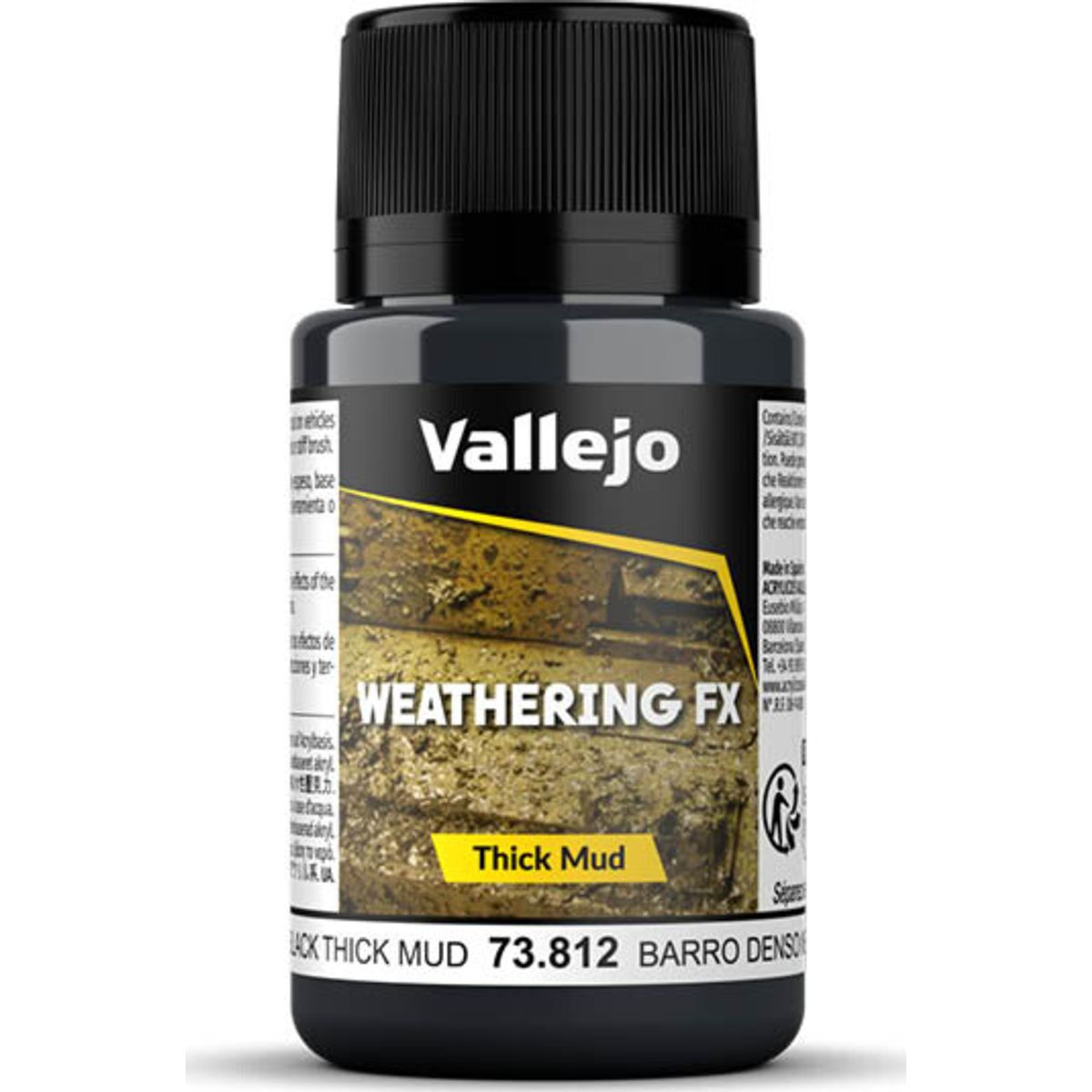 Vallejo - Thick Mud - Black 40 Ml