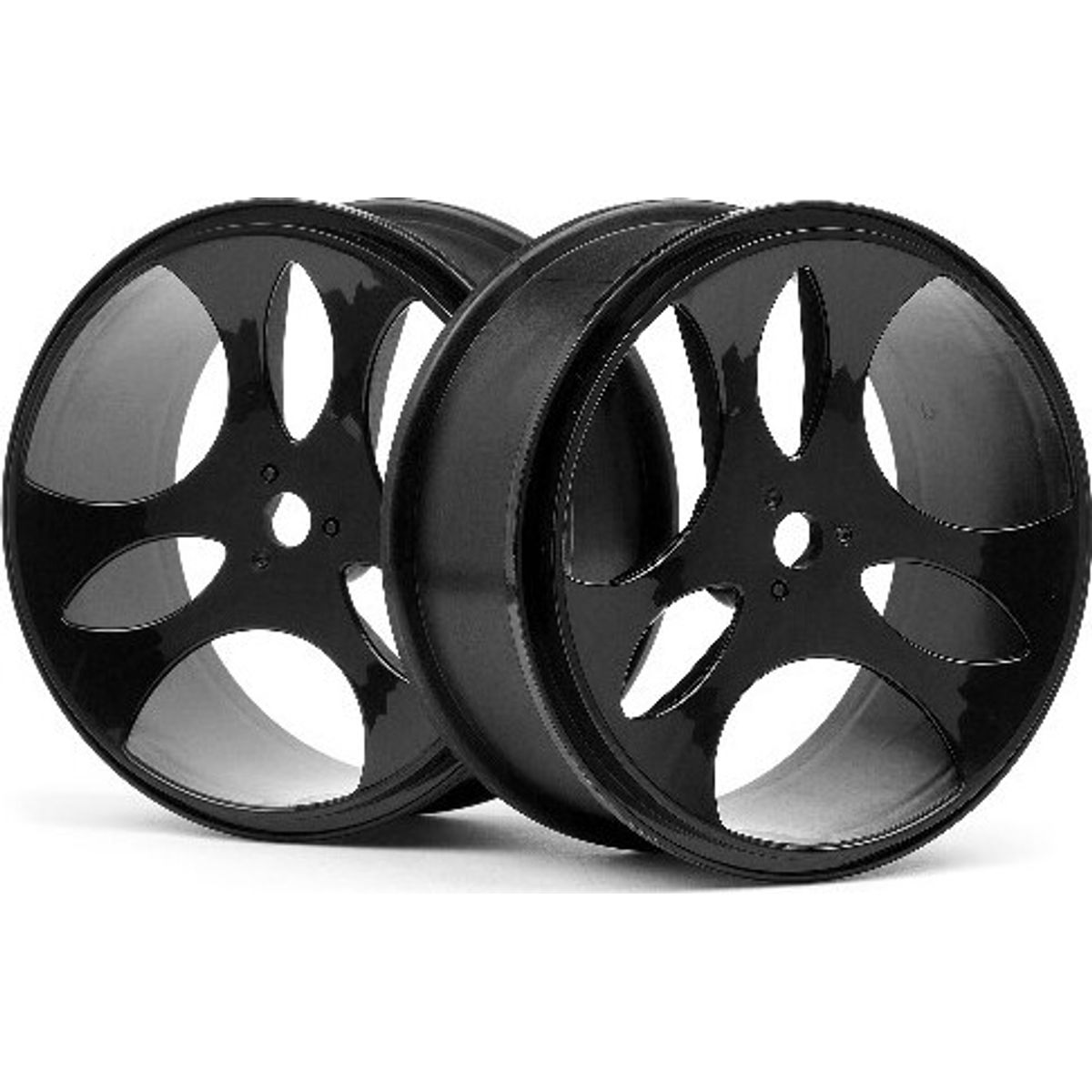 Black Wheels 2 Pcs (vader Xb) - Mv27086 - Maverick Rc