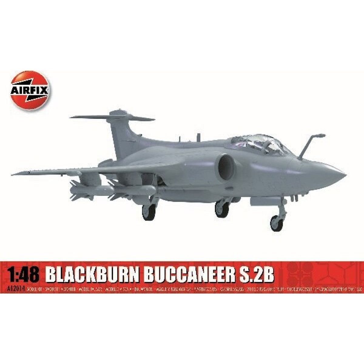 Airfix - Blackburn Buccaneer S.2 Raf Byggesæt - 1:48 - A12014