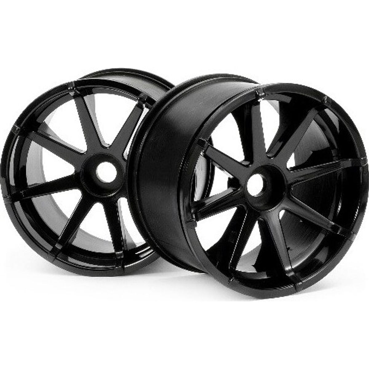 Blast Wheel Black (115x70mm 7inch/2pcs) - Hp3256 - Hpi Racing