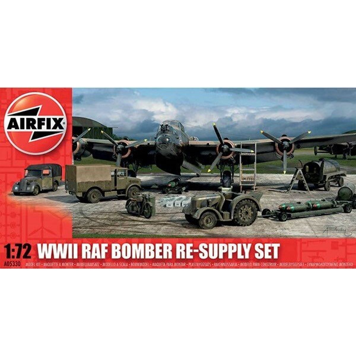 Italeri - Wwii Raf Bomber Re-supply Set - 1:72 - A05330