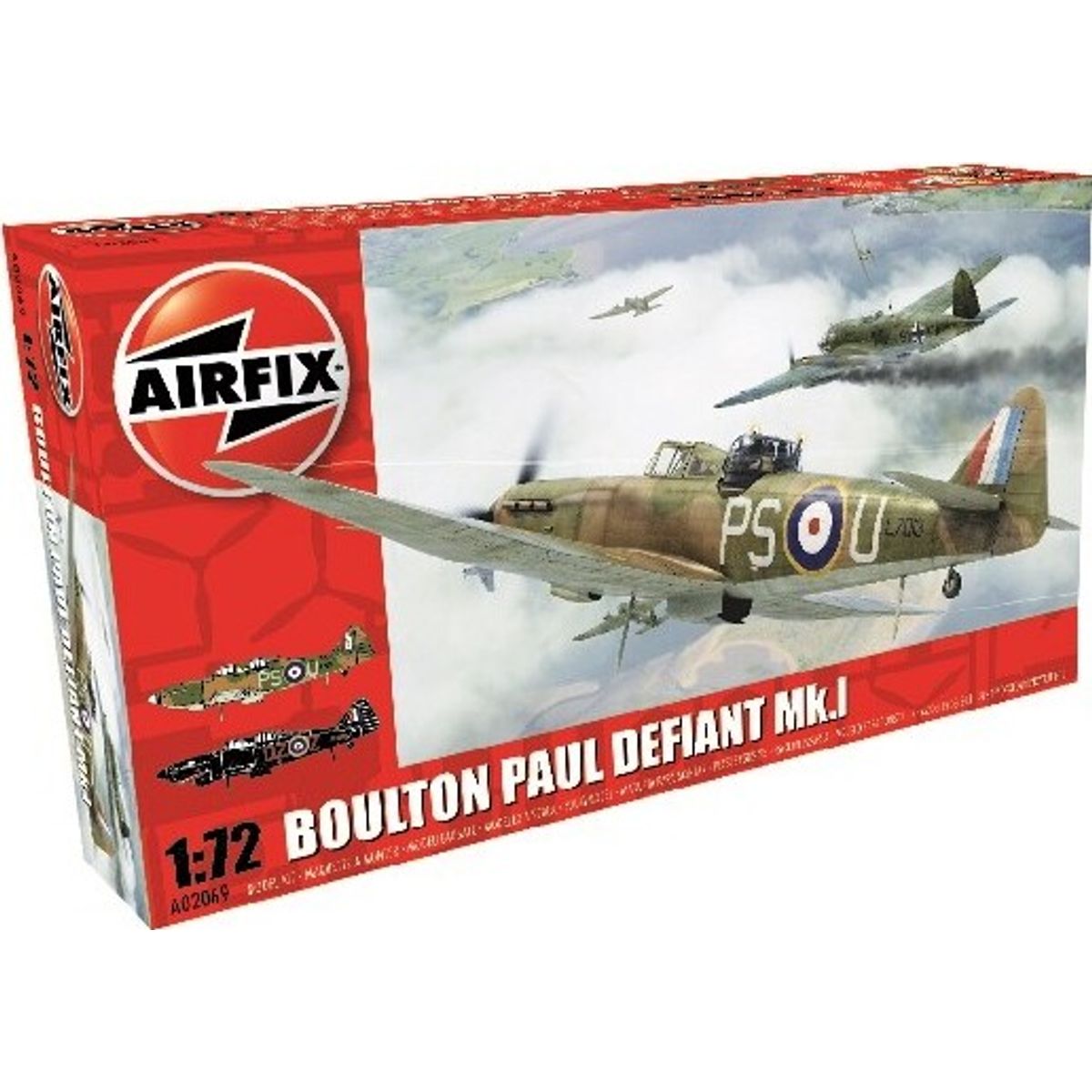 Airfix - Boulton Paul Defiant Fly Byggesæt - 1:72 - A02069