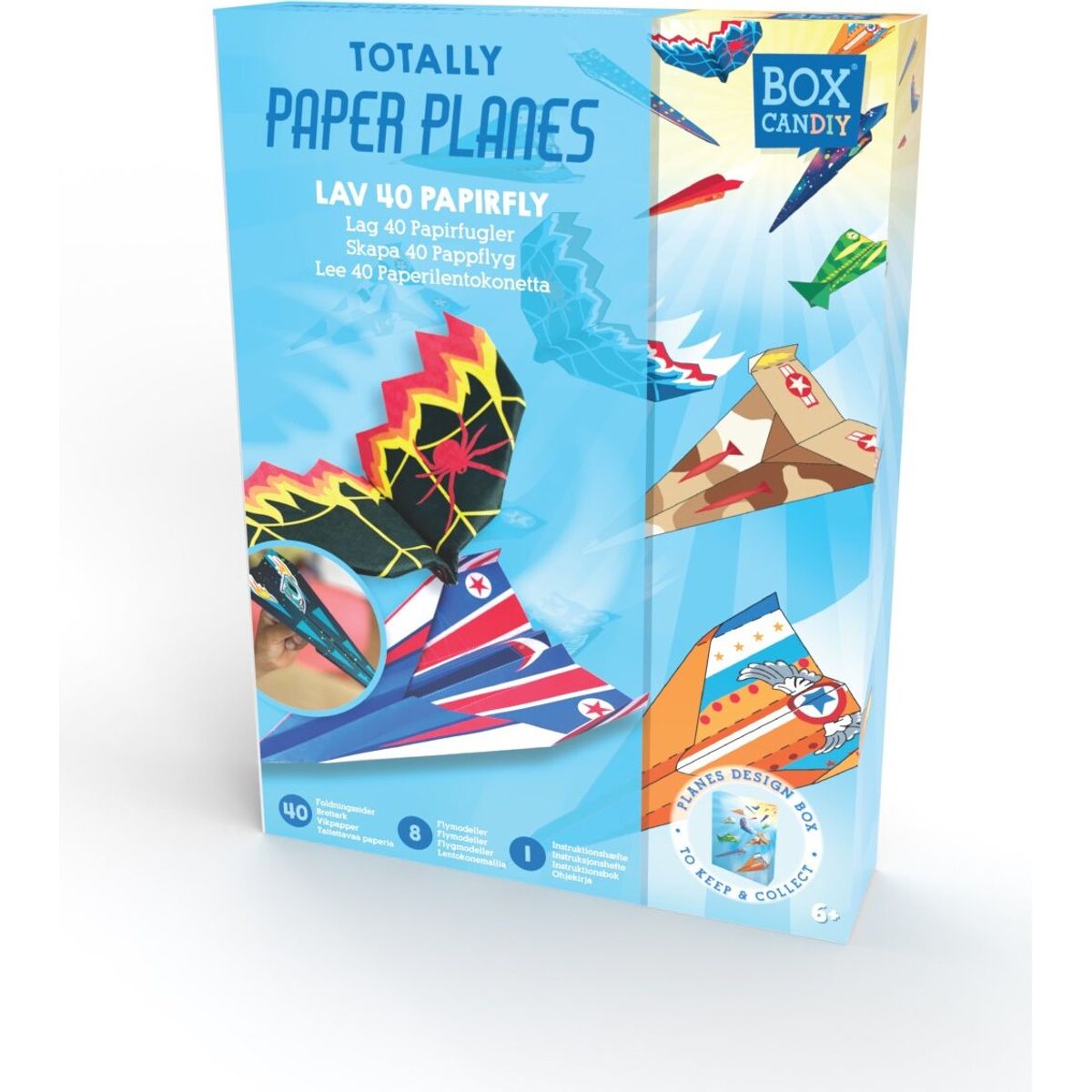 Box Candiy - Paper Airplanes Art - Totally Paper Planes - (bc-1915)