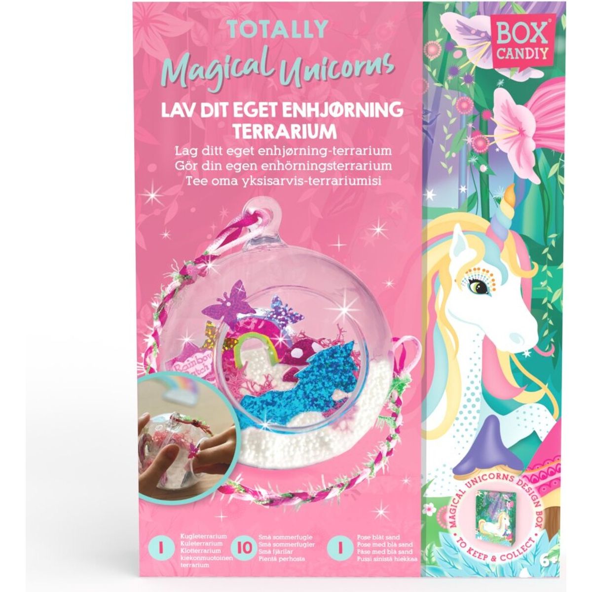 Box Candiy - Terrarium Art: Totally Magical Unicorns (bc-1920)