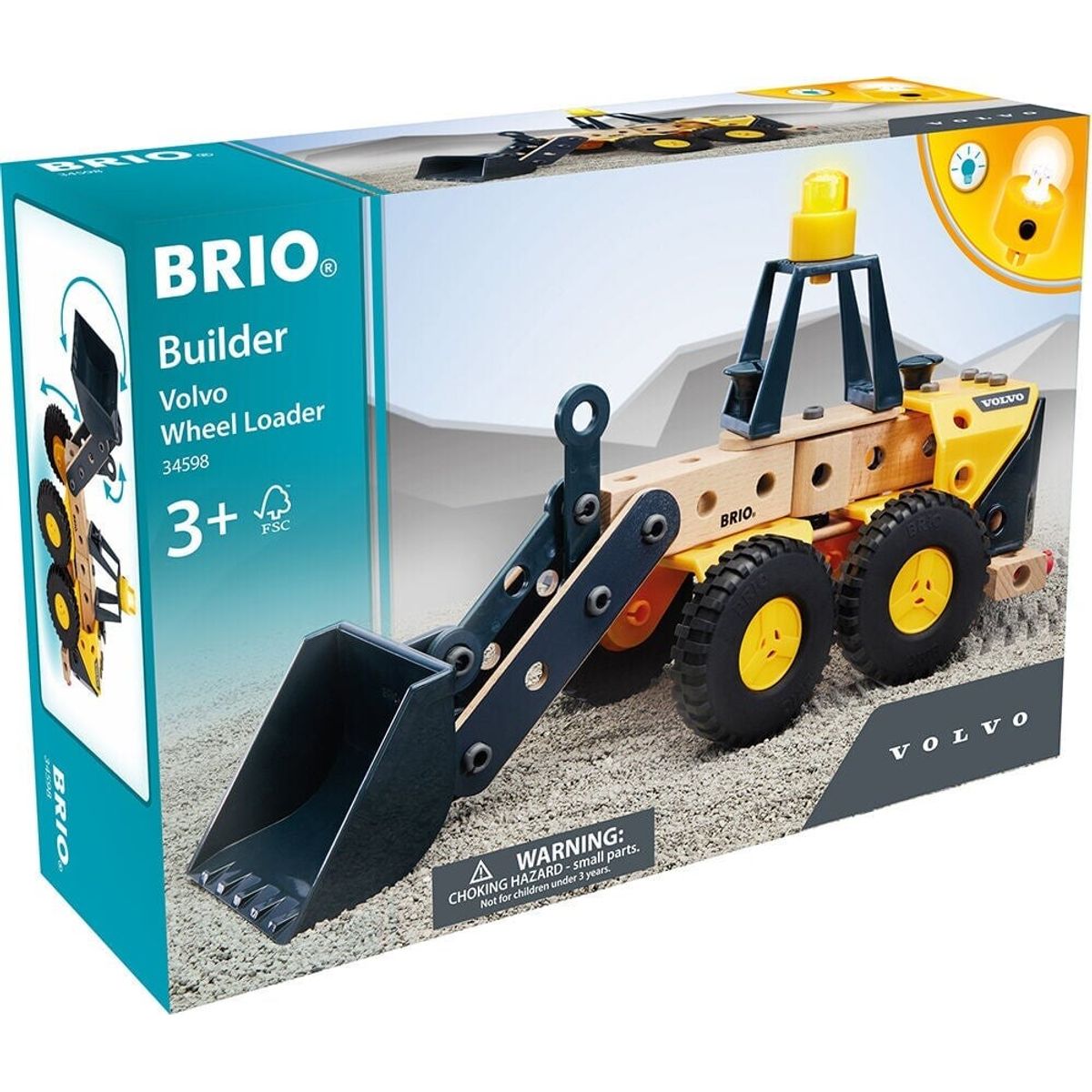 Brio Builder - Volvo Gummiged - 34598