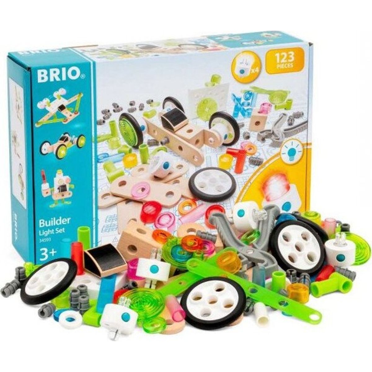 Brio - Builder Light Set - 123 Dele - 34593