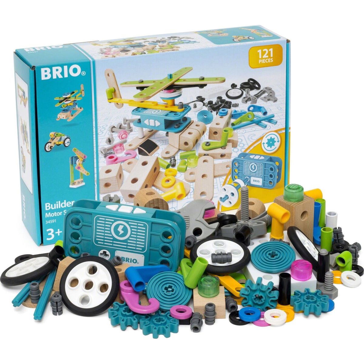 Brio - Builder Byggesæt - 121 Dele - 34591