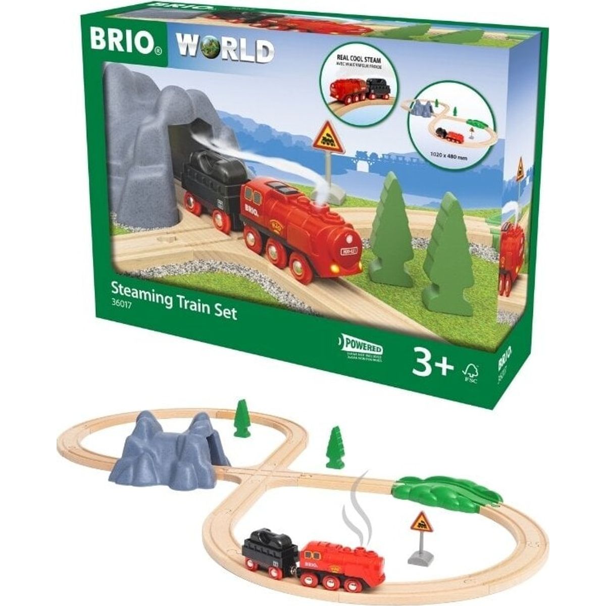 Brio World - Damptog Sæt - 36017