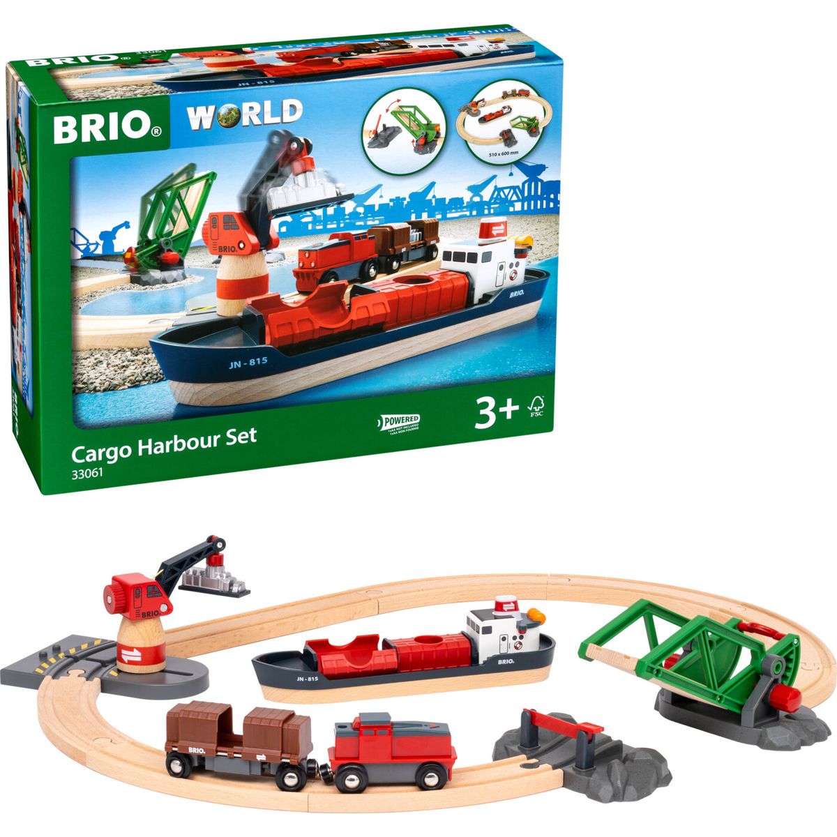 Brio - Togbane Havnesæt - 33061