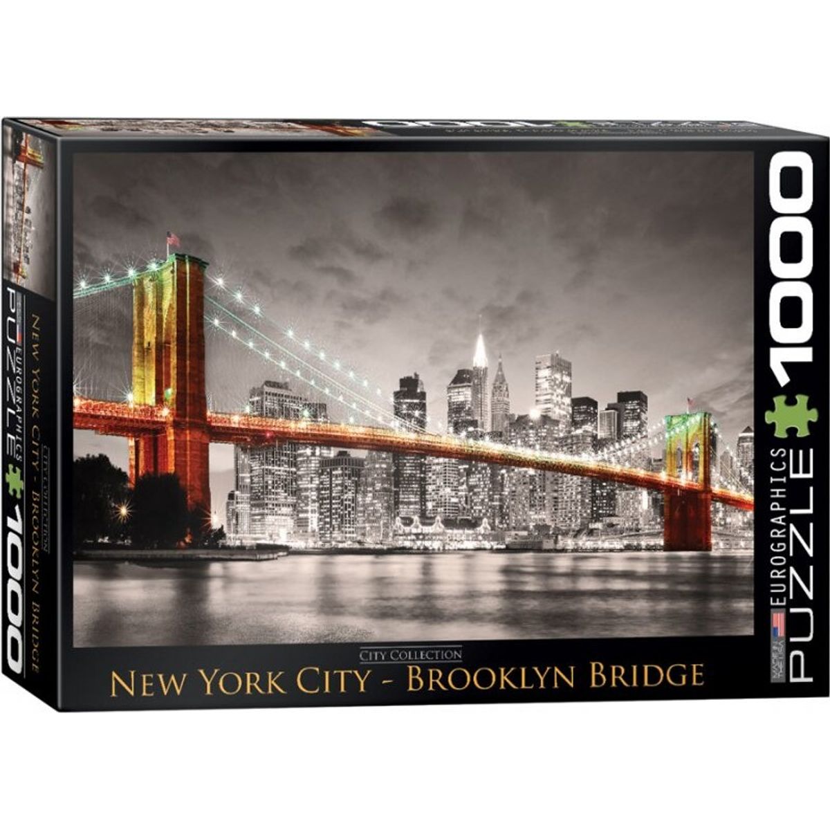 Puslespil Med 1000 Brikker - New York Brooklyn Bridge