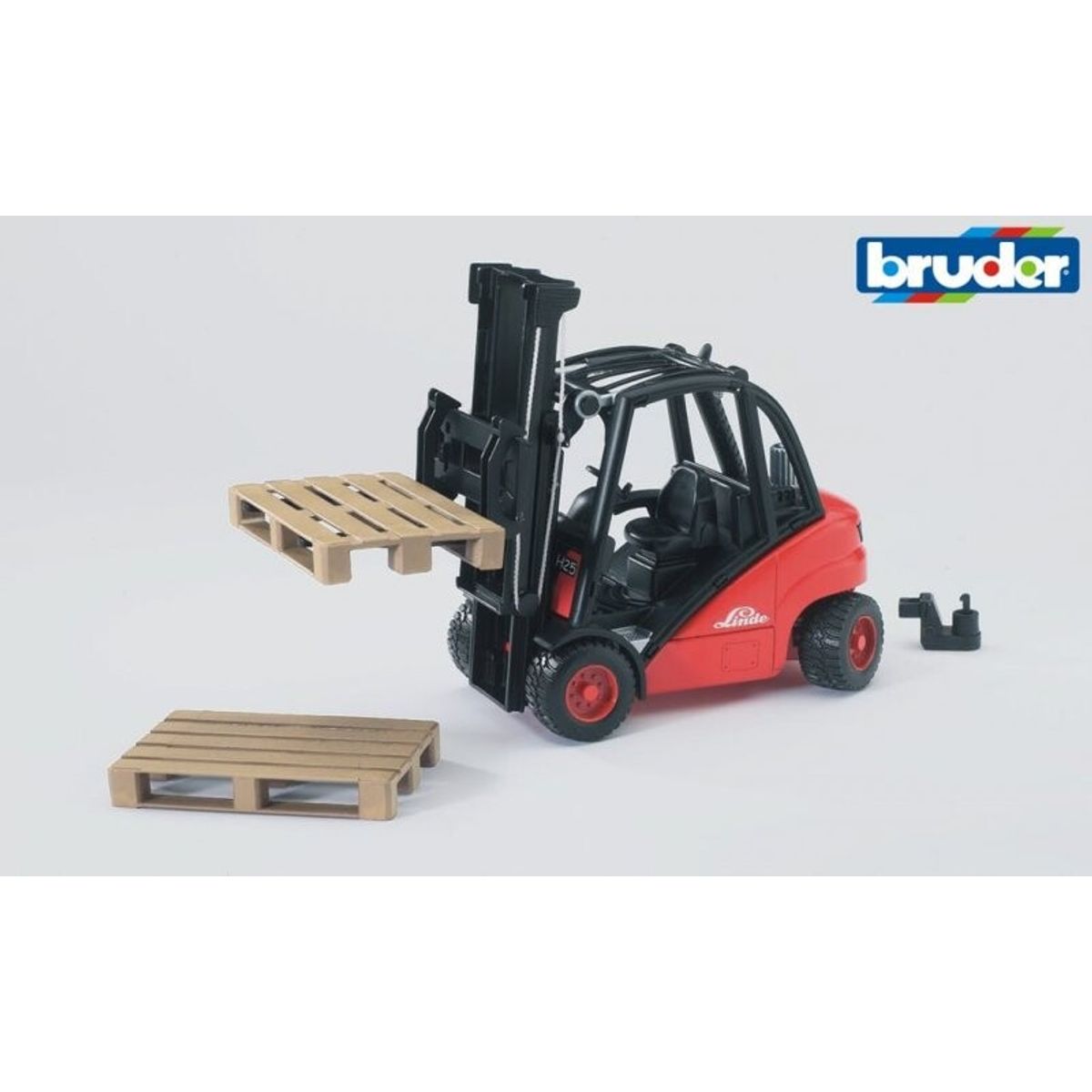 Bruder - Linde Gaffeltruck H30d Med 2 Paller