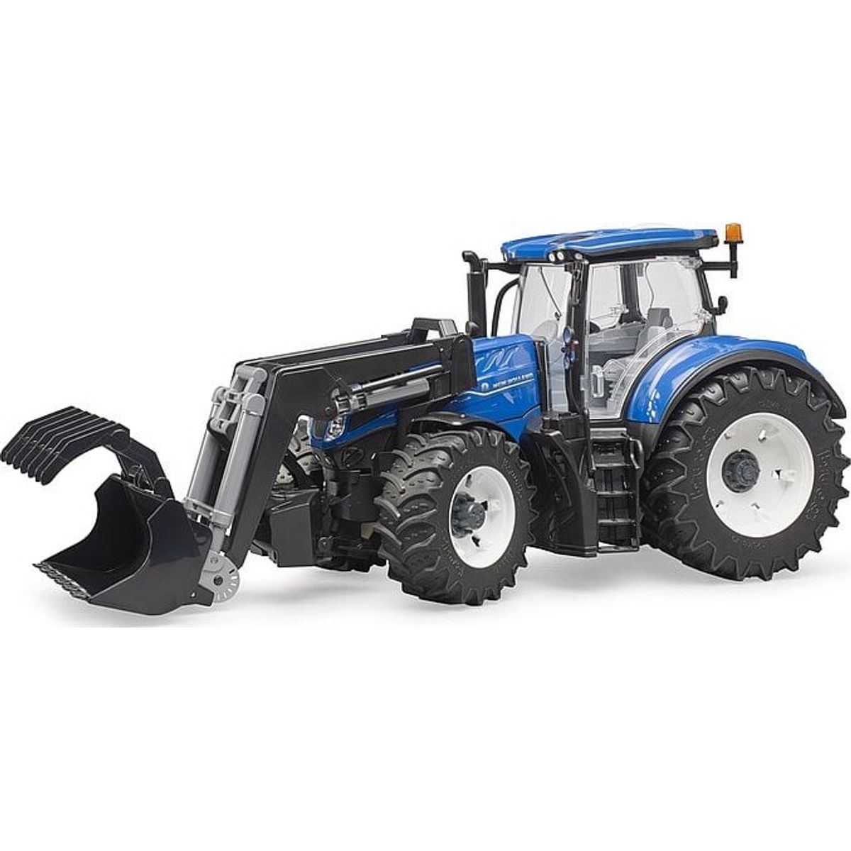 Bruder - New Holland T7.315 Legetøjstraktor Med Frontlæsser - 3121