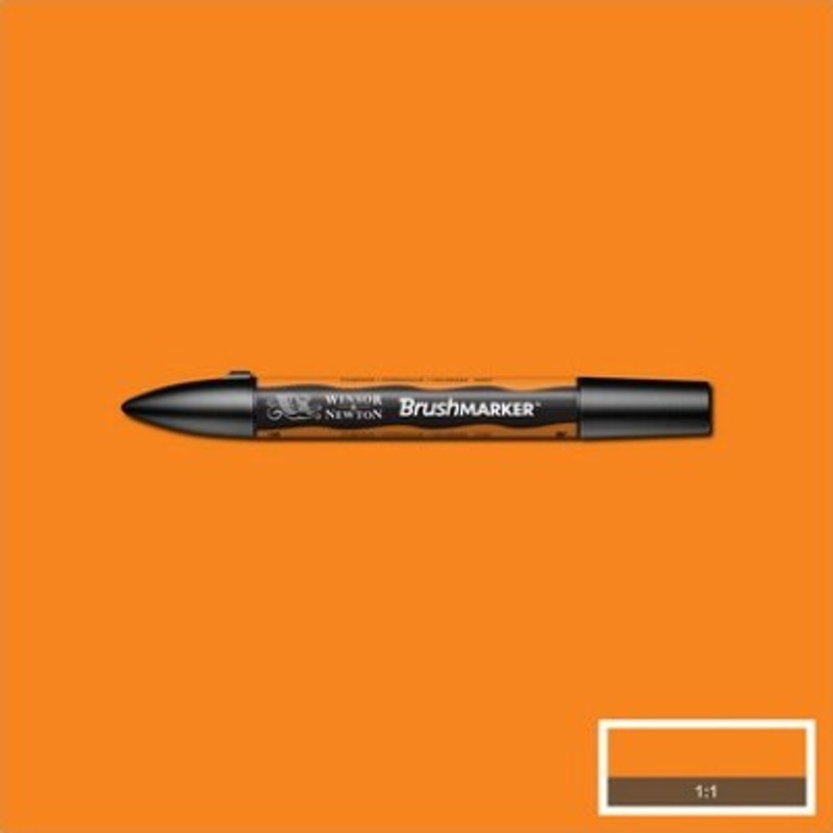 Winsor & Newton - Brush Marker Tusch - Græskar Orange