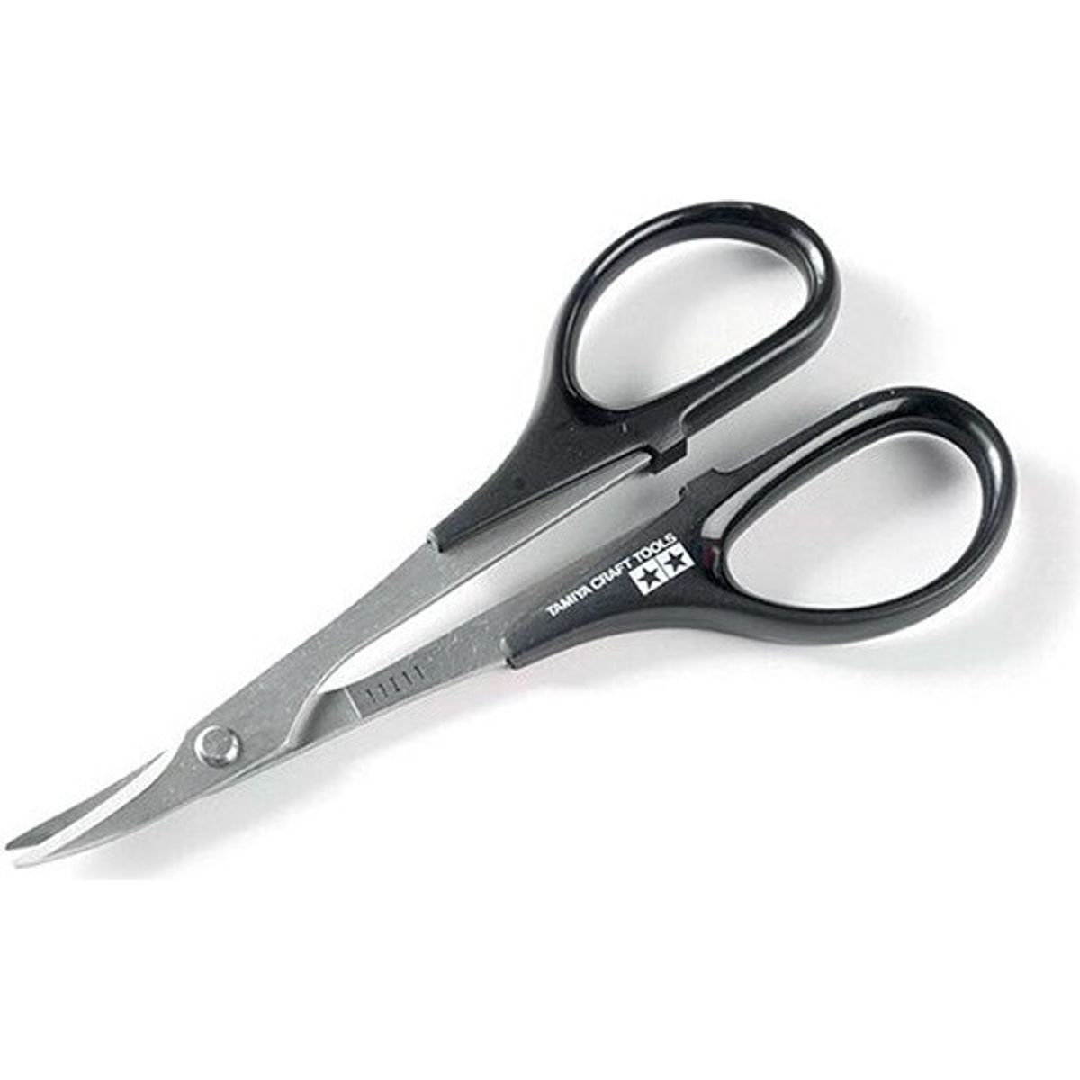 Tamiya - Curved Scissors - Saks Til Plastik - 74005