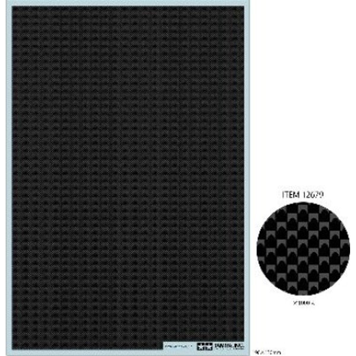 Tamiya - Carbon Decal - Plain Fine - 12679